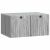 Fali TV szekrény Szürke Sonoma 59,5 x 41 x 30 cm Szerelt Fa 180076273