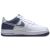 Nike Air Force 1 LV8 (gs) fehér és sötétkék gyerek sneaker ferde oldalnézetből, klasszikus design