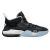 Nike Air Jordan Stay Loyal 2 férfi kosárlabda cipő, fekete, világoskék és fehér talppal, oldalnézet fehér háttéren