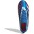 Adidas Predator Accuracy.1 L FG focicipő felülnézete, kék színben, kiemelve az orr-rész kialakítását és a fűzőket