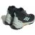 Adidas Terrex Eastrail 2.0 Mid RAIN.RDY férfi túracipő pár, fekete világoskék csíkokkal, hátulról szögletes nézet, fehér háttéren