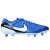 Nike Tiempo Legend 10 Elite SG-Pro P férfi focicipő oldalnézetből, kék színben, fehér Nike pipa logóval és fekete részletekkel, puha talajra