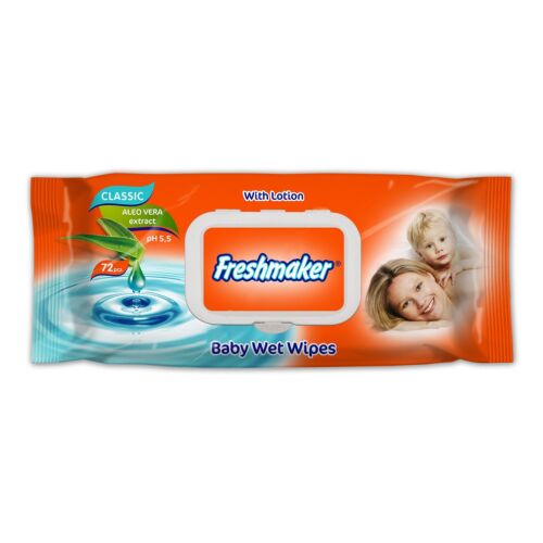 Freshmaker nedves törlőkendő 72 lapos kupakos 165579460 - Nedves törlőkendő