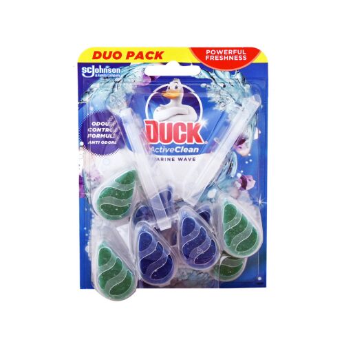 Duck® Active Clean WC-öblítő rúd DUO 77,2 g Marine 165579705 - Fürdőszobai tisztítószer