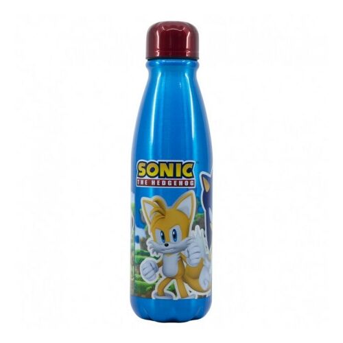 Kék ALUMÍNIUM PALACK 600 ML Sonic kulacs Tails karakterrel, ideális gyermekek mindennapi használatára vagy ajándékba - Babatáplálás