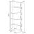 B80 könyvespolc - antracit 165633644
