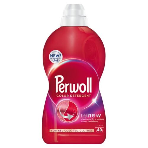 Perwoll Renew mosógél 2 l színes ruhákhoz, élénkíti a színeket és szálakat, 40 mosás - Perwoll