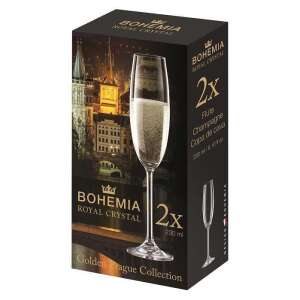 Pezsgős kristály pohár készlet 23 cl 2 db