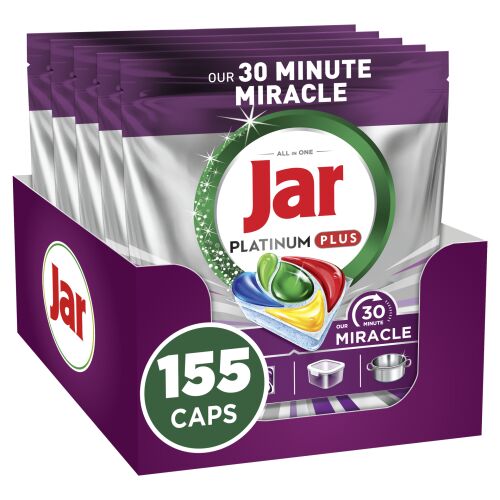 Jar Our 30 Minute Miracle Platinum Plus Lemon Mosogatógép kapszula 155db 165690332 - Mosogatógép tabletta