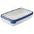 CURVER "GRAND CHEF" 2.6L rectangular food container with lid, blue rim