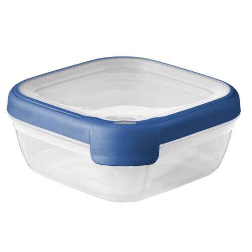 Curver Grand Chef 0.75L square food container with blue lid