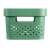 CURVER "INFINITY" 4.5L green storage basket with holes and handle