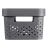 Curver Infinity 4.5L Basket, Grey Plastic Storage Basket