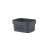 CURVER "INFINITY" storage basket, 4.5L, grey, with holes