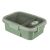 Pojemnik na żywność Dual prostokątny 0,6+0,3 l Smart Eco To Go 20x15x9 cm jasnozielony 48831363