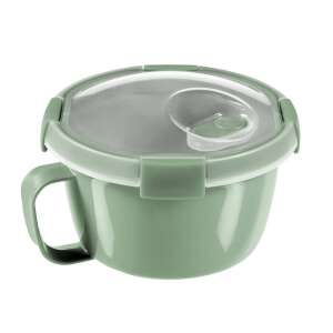 Recipient alimentar rotund CURVER "SMART" ECO cu capac și mâner, verde - Depozitarea alimentelor