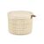JUTE round box with lid 2l - Beige 47834654