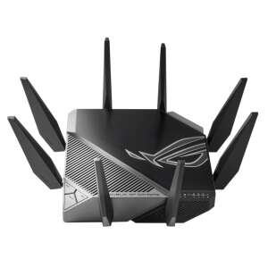 Asus ROG Rapture GT-AXE11000 Tri-Band WiFi 6E Router, Vorderansicht - ASUS Wi-Fi-Router, Adapter