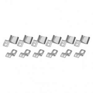 EMOS LED panel hooks, set of 12, metal, silver - Motion Sensor