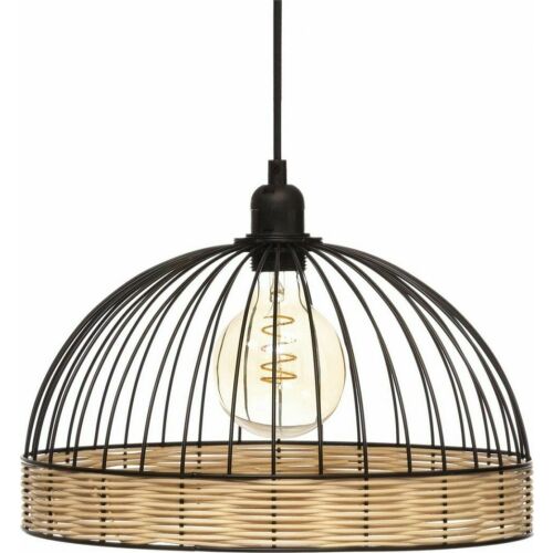 Atmosphera függőlámpa Suwa Black 35 cm 172268931 - Lámpa és világítás