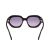 TOM FORD TF1341 01B női oversize napszemüveg, hátulnézet a fekete kerettel és szürke lencsékkel, fehér háttéren