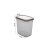 UniqueUtil Elegant Spacious antracit ételtároló doboz 10x14x14 cm méretekkel, jelezve az ideális méretet a kamra tároláshoz