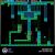 Evercade Mega Cat Studios Collection 3 játék Machine Cave képernyőfotója, 8-bites akció pixel art, karakter sci-fi kazamatában, retro játék