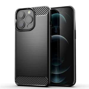 Forcell Carbon telefontok iPhone 12 Pro Max-hoz, fekete - Forcell
