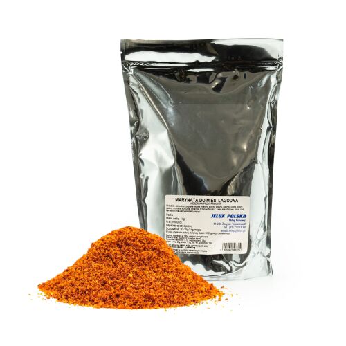 Jelux Enyhe húspác 1kg, enyhe húspác por és csomagolás sertéshez, csirkéhez és marhához, fehér háttéren - Fűszer