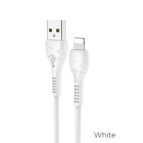 Kabel USB Hoco USB-A - Lightning Biały (6931474710499) 44830733
