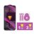 OG 6D Prémium edzett üvegfólia Samsung Galaxy A12/M12/F12 készülékhez, csomagolással és telepítő készlettel, nedves és száraz törlőkendőkkel, vezető matricákkal