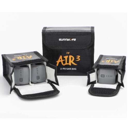 Tűzálló tok 2 DJI (Mavic) Air 3 akkumulátorhoz - 2 akkumulátor