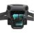 Közelről elölnézet a DJI Mavic 3 Pro drón Hasselblad kamerájáról Sunnylife edzett üveg lencsevédőkkel felszerelve, fekete háttér előtt