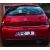 Piros Citroen C3 II krómozott csomagtérajtó díszléccel, közvetlen hátsó nézet, bemutatva a termék illeszkedését