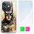 Oppo A40/A40m/A60 5G telefon Batman dizájnú tokkal és képernyővédő készlettel, tisztítókendőkkel.