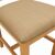 Étkezőszék 2 pcs Tömör Tölgyfa Bézs 45 x 59,5 x 100 cm 166025318