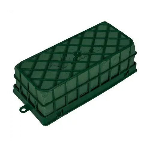 Vizes oázis Garnet midi virágkötő hab tégla 24x11x8cm friss virágkötészethez, zöld nedves oázis florisztikához - Virágkötészet