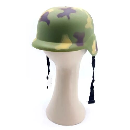 Katonai sisak 22cm, gyermek játék katonai sisak terepmintával, PVC-ből készült szerepjátékhoz és jelmezhez - Játék katonai és rendőr felszerelés