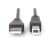 DIGITUS High Speed 2.0 USB type-B - USB type A CU árnyékolt fekete kábel 3m 166043087