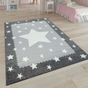 Csillagmintás szürke szőnyeg, 140×200-as méretben 44839133 