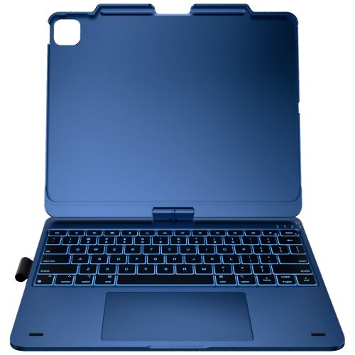 Etui Typecase Flexbook Touch billentyűzettel iPad Air 13" M2 2024 / M3 2025 / M4 2026 kék 166055617 - Tablet tok