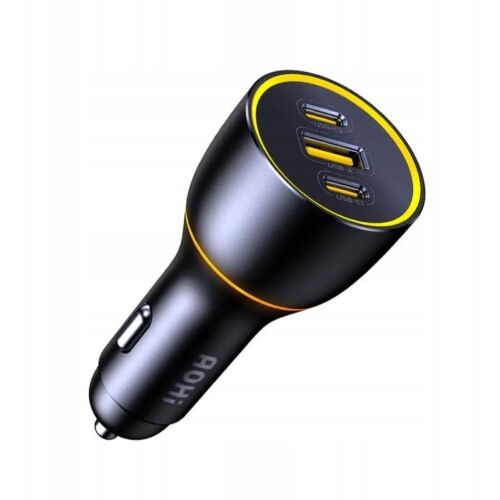 AOHi Superauto PD 170W 2x USB-C, 1x USB-A autós töltő 166057236 - Autós töltő