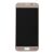 Samsung Galaxy J3 2017 arany OEM LCD kijelző érintővel, elölnézet, összeszerelt, csomagolás nélkül