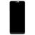 Huawei Nova 3e P20 Lite fekete LCD kijelző érintőpanellel, elölnézet fehér háttérrel