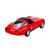 WELLY 1982 CHEVROLET CORVETTE COUPE piros 1:34 fém modellautó ferde hátulnézetből