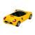 WELLY TOYOTA MR2 SPYDER SÁRGA 1:34 sárga fém modellautó, hátulról 3/4 nézet