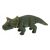 Bones&More zöld Triceratops dinoszaurusz figura, oldalnézet