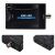 Kollázs HDMI BNC átalakítóról felülnézetből, kimeneti BNC és audio jack, valamint bemeneti HDMI port