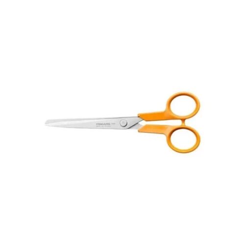 Fiskars 1075054 16cm általános papírvágó olló narancssárga nyéllel - Olló