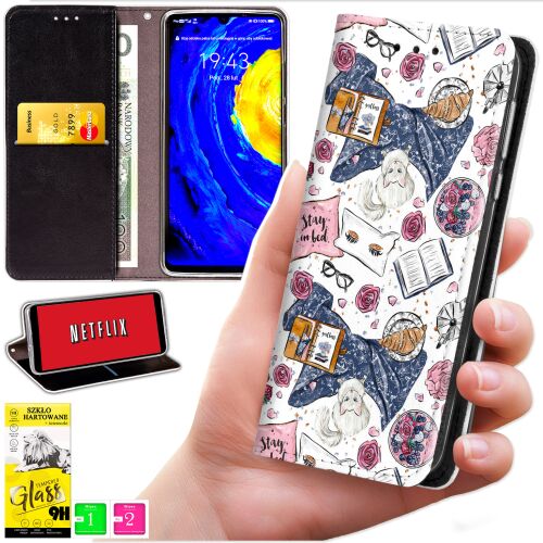 Oppo Reno 13F 5G / 13 FS 5G telefonhoz való pénztárca tok - BLUEMOOUN borító mintával + 9H üveg 166174054 - Telefon